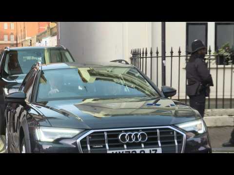 Images showing Queen Camilla leaving London Clinic where Charles spends his second day