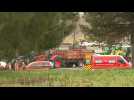 Woman dies when car rams French farmers' roadblock