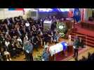 Politicians, former presidents and supporters bid farewell to Pinera in Chile