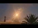 Israel iron dome intercepts dozens of Hezbollah rockets