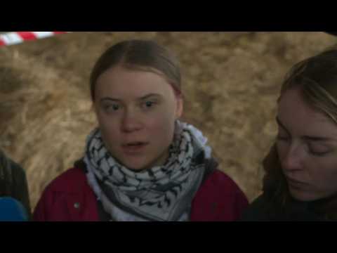 The A69 highway project in France is "pure madness", according to Greta Thunberg