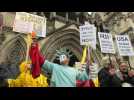Assange supporters outside UK court call for WikiLeaks founder's release