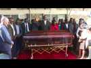 Procession for late marathon prodigy Kiptum in Kenya's Eldoret