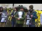 Assange supporters rally outside court on day two of hearing