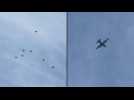 Plane airdrops aid in the northern Gaza Strip