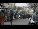 Tractors in the streets of Paris on eve of major agricultural show