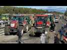 Protesting Spanish farmers block roads near French border