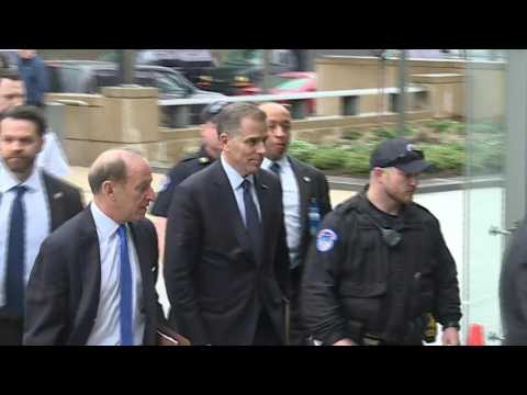 Hunter Hunter Biden arrives to testify before House committees
