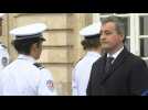French Interior Minister gives medals to officers who stopped attacker in Arras