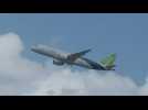 China's homegrown airliner makes international debut in Singapore