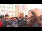 Navalnaya arrives for protest vote at Russian embassy in Berlin