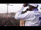 Chad presidential hopeful Masra addresses mass of supporters at campaign rally