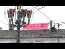 Extinction Rebellion activists enter red zone of G7 on climate in Turin