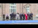 G7 environment ministers pose for photo at climate talks in Italy