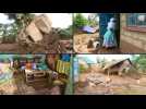 Scenes of damage after dam bursts in flood-hit Kenya, killing dozens