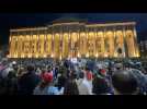 Tens of thousands rally in Georgia against 'foreign influence' bill