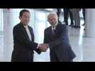 Brazil's Lula welcomes Japan's Prime Minister Kishida in Brasilia
