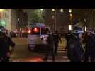 Heavy police presence outside Columbia University's campus