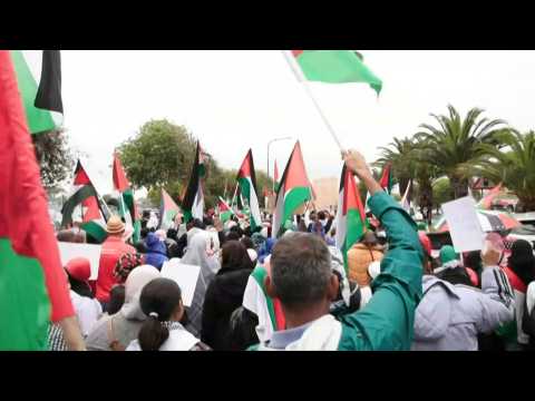 Hundreds attend pro-Palestinian march in Cape Town