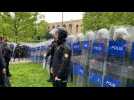 Riot police clash with May Day protesters in Istanbul