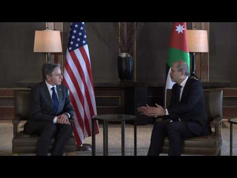Blinken meets with Jordan's King Abdullah II and FM Ayman Safadi