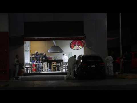 Forensics at scene after mayor killed in western Mexico