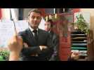 President Macron meets with Ecole Blanche students