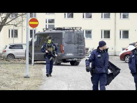 Police on scene of Finland school shooting outside Helsinki