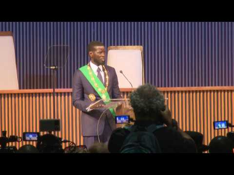 Senegal's Faye urges "more solidarity" in Africa against insecurity