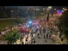 Anti-government protesters rally outside Israel's Knesset