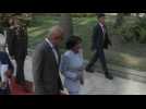 Venezuelan VP arrives to discuss law against fascism in parliament