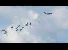 Aircraft parachute more humanitarian aid into the Gaza Strip