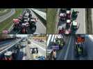 Poland: Farmers block roads into capital Warsaw