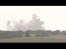 Clouds of smoke seen over southern Gaza