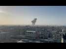 Smoke rises over Rafah, following air strikes