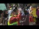 People march in Pakistan for International Women's Day