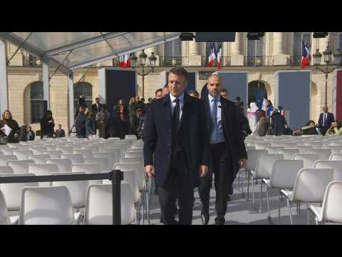 End of ceremony to enshrine abortion in French Constitution