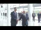 Brazil president Lula welcomes Spain PM Pedro Sanchez at Planalto Palace