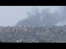 Smoke rises over northern Gaza, seen from Israel (2)