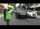 Convoy transporting Ecuador's arrested ex-VP Jorge Glas leaves prosecutor's office