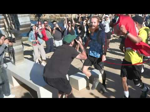 British man running length of Africa crosses finish line