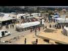 Aid trucks enter Gaza's Rafah
