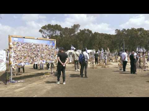 People gather at site of Nova festival to mark six months of Hamas attack