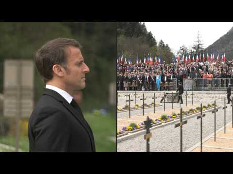 Macron launches celebrations for the 80th anniversary of the Liberation