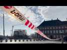Old Copenhagen stock exchange cordoned off after massive fire