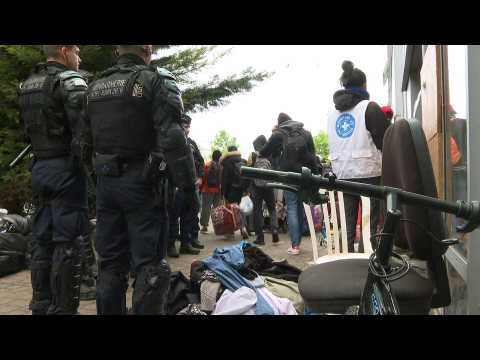 France's largest squat, south of Paris, evacuated before the Olympics