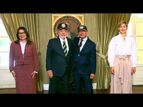 Colombian President Gustavo Petro hosts Brazil President Lula