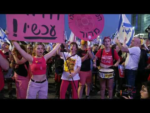 Anti-government demonstration in Tel Aviv