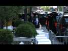 Trump departs Trump Tower ahead of opening statements at criminal trial