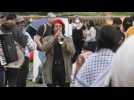 Pro-Palestinian protest at University of California, Los Angeles